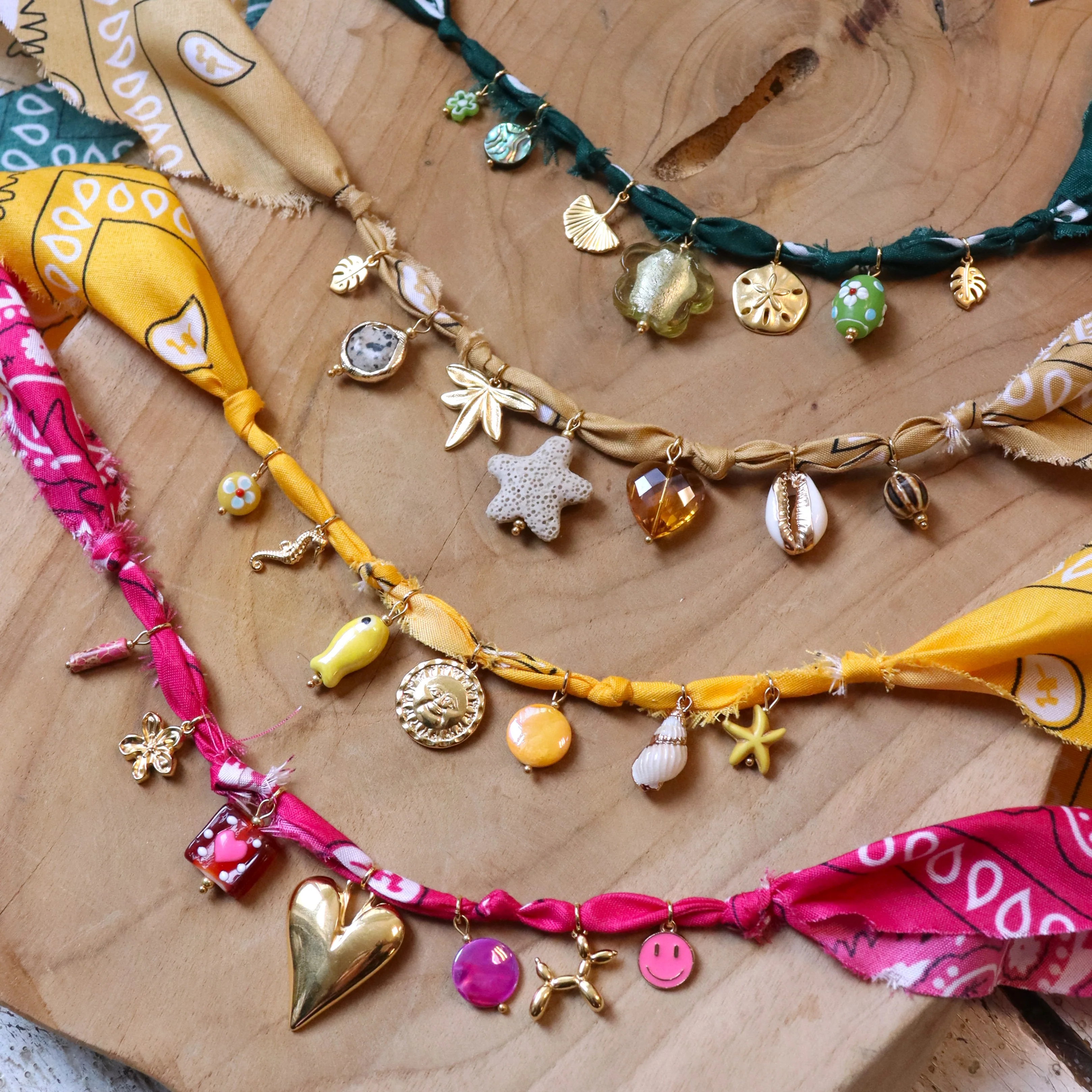 Bandana ketting - geel - Image 3