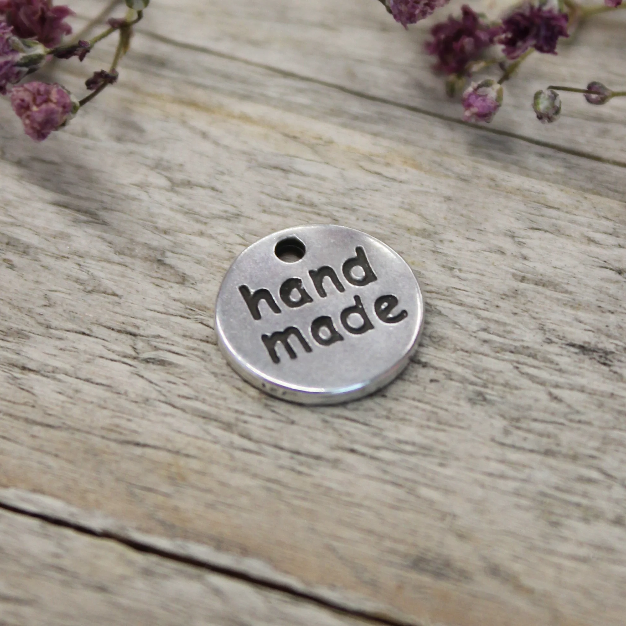 Bedel DQ zilver handmade rond