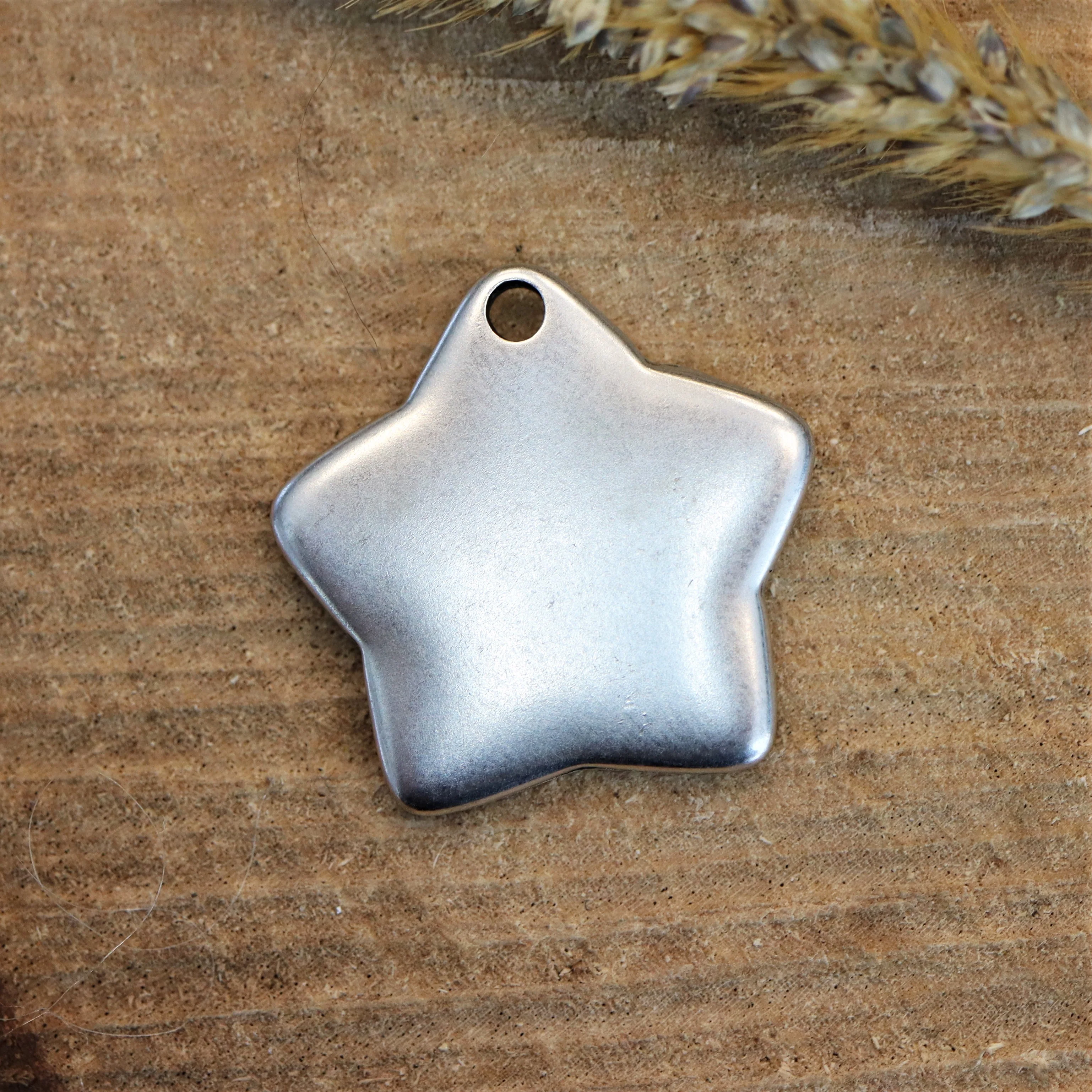 Bedel DQ zilver massieve ster