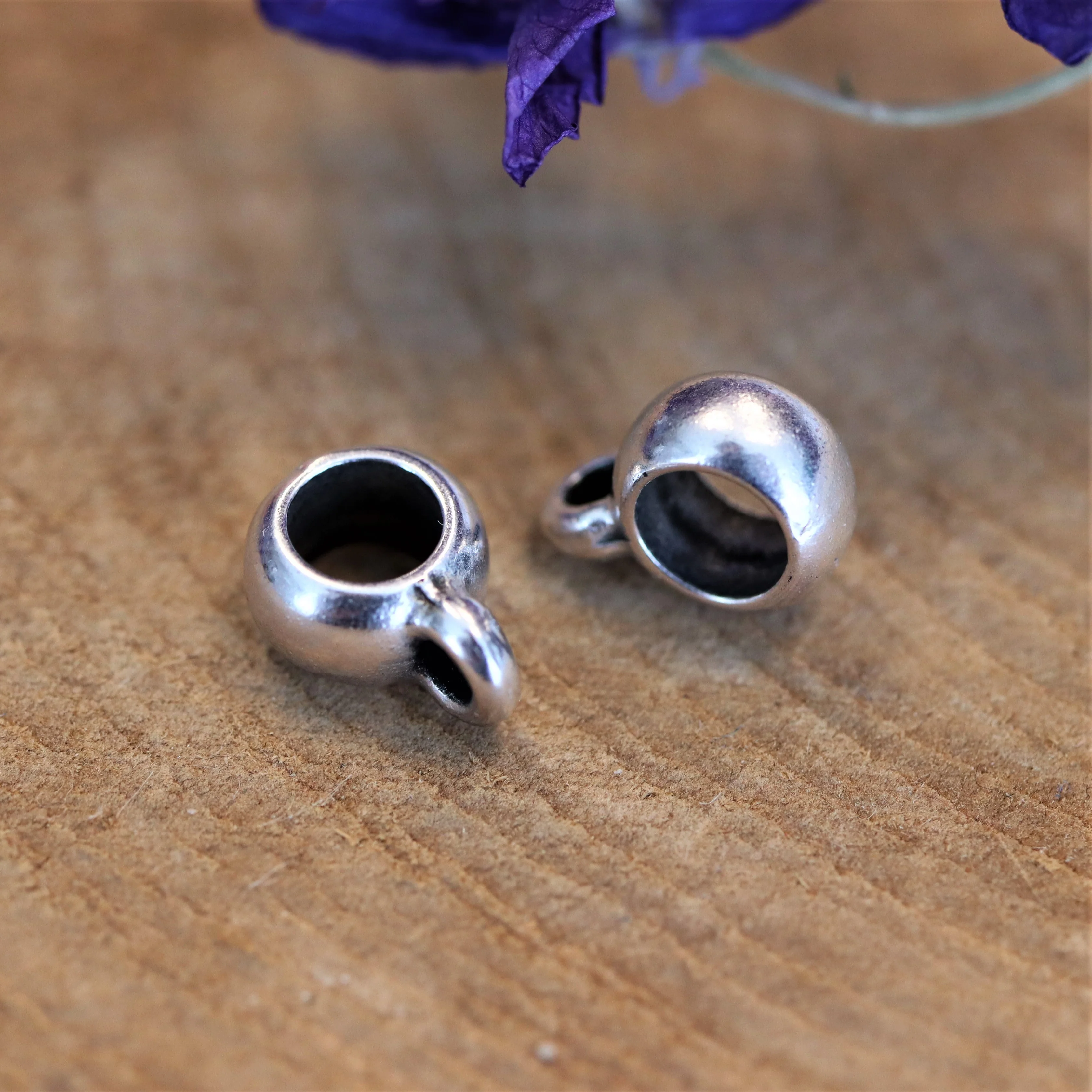 Kraal DQ zilver component met oog