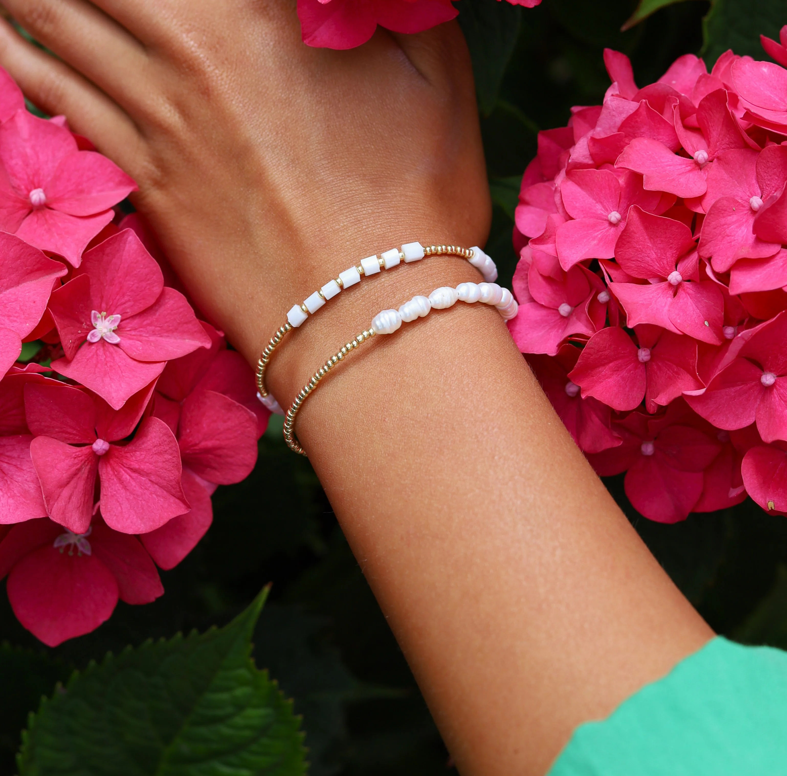 Miyuki armband met parels - Image 2
