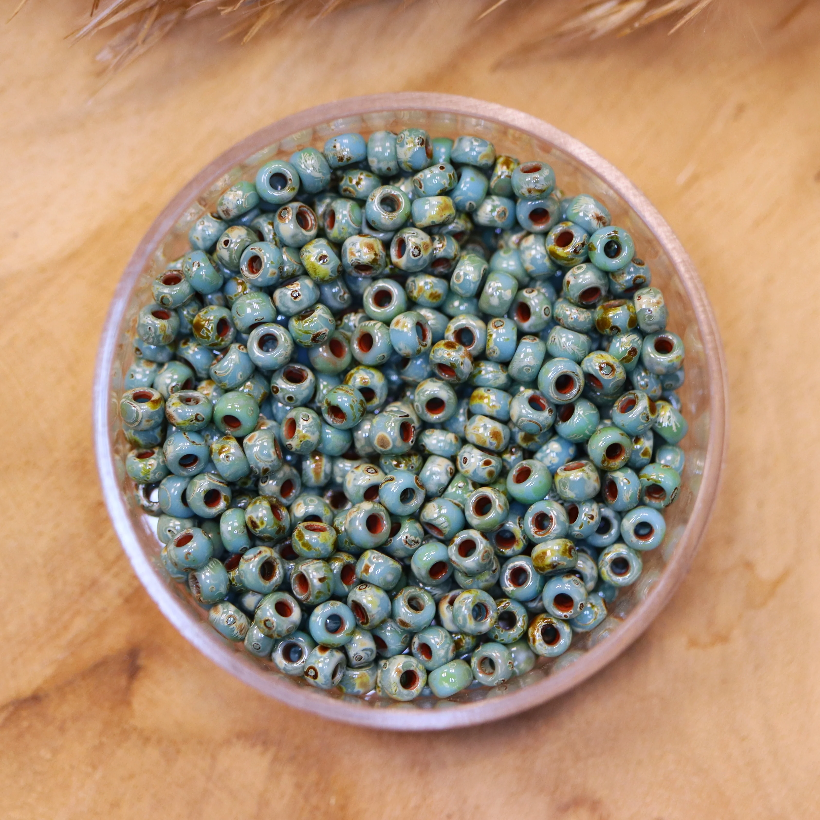 MR8-4514 Opaque picasso turquoise blue 10 gram
