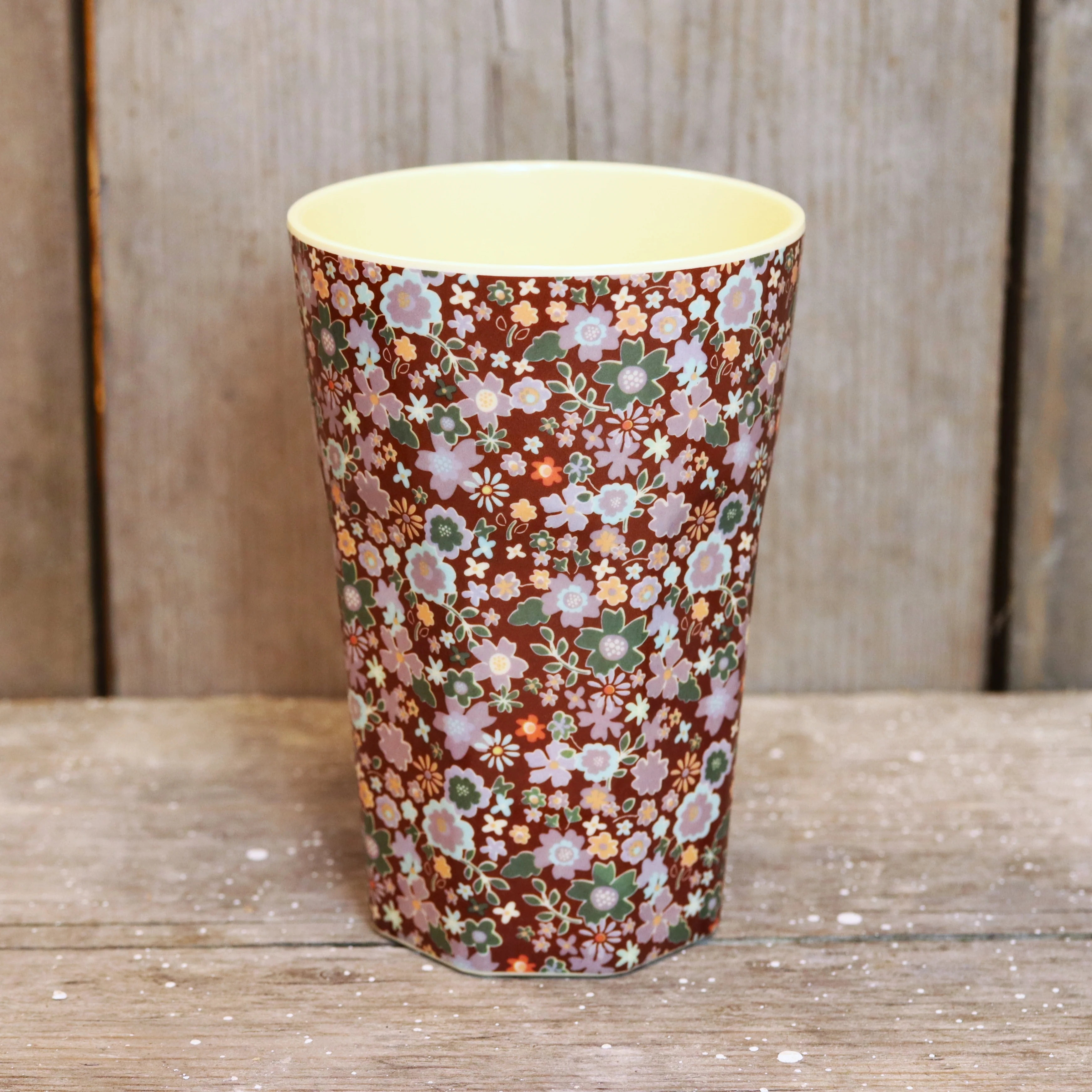 RICE beker large - fall floral print