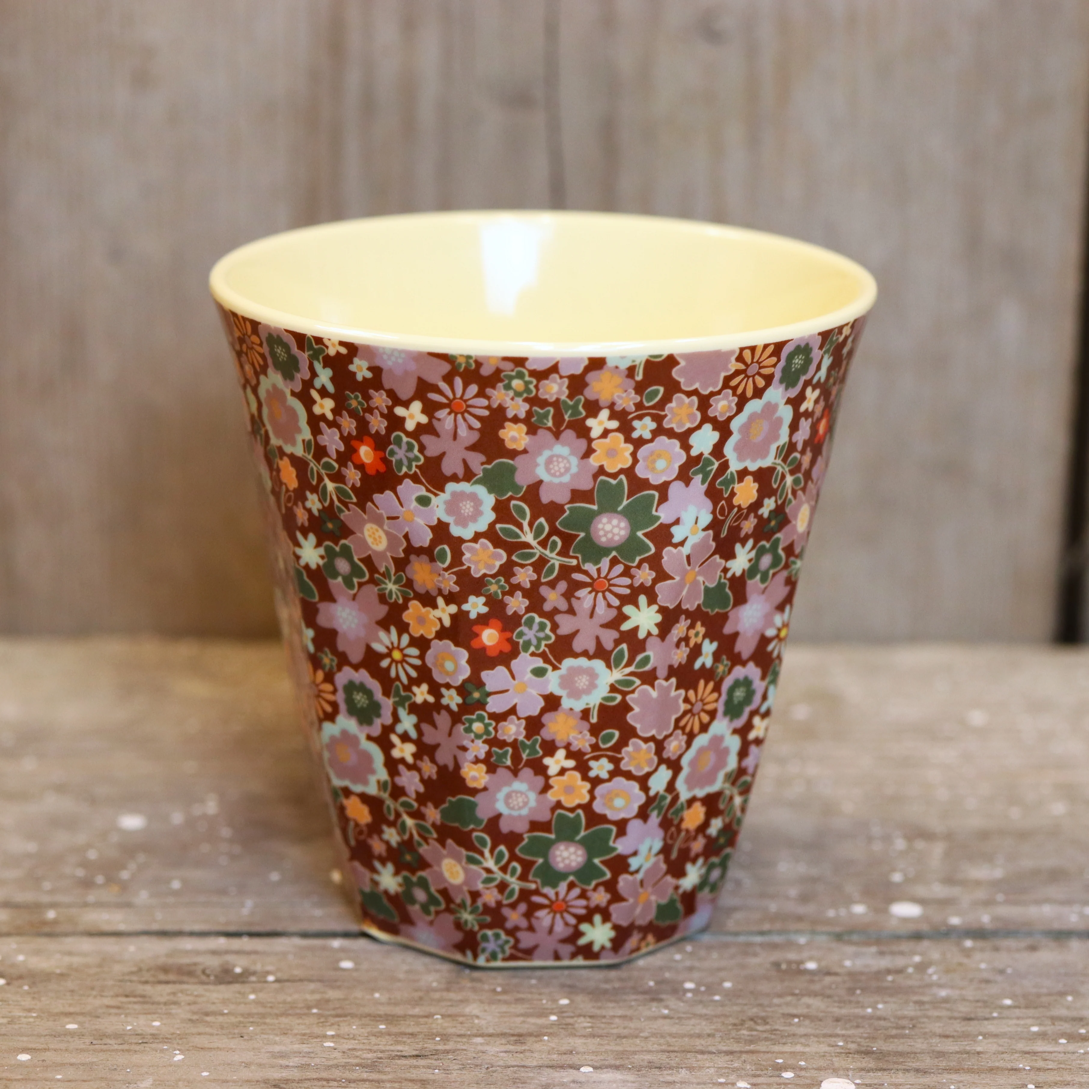 RICE beker medium - fall floral print