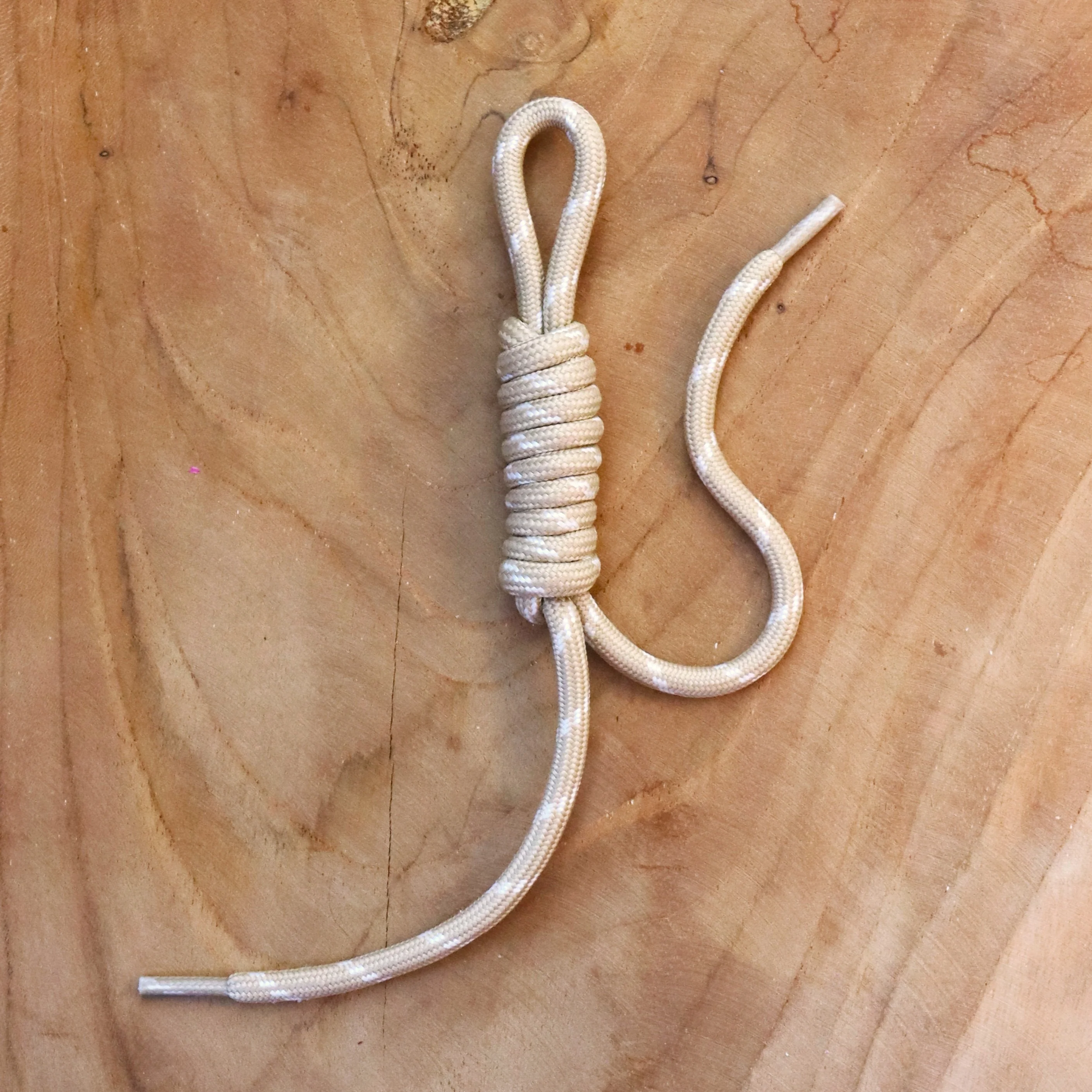 Sleutelhanger paracord - beige
